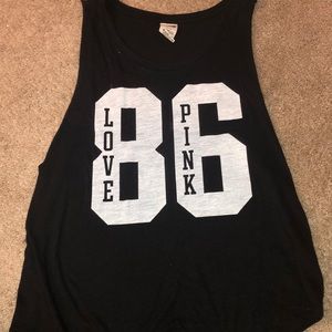 Black Victoria secret PINK tank